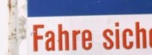 Gesunder Verkehrshinweis