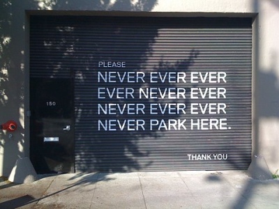 Never Ever Ever Park here